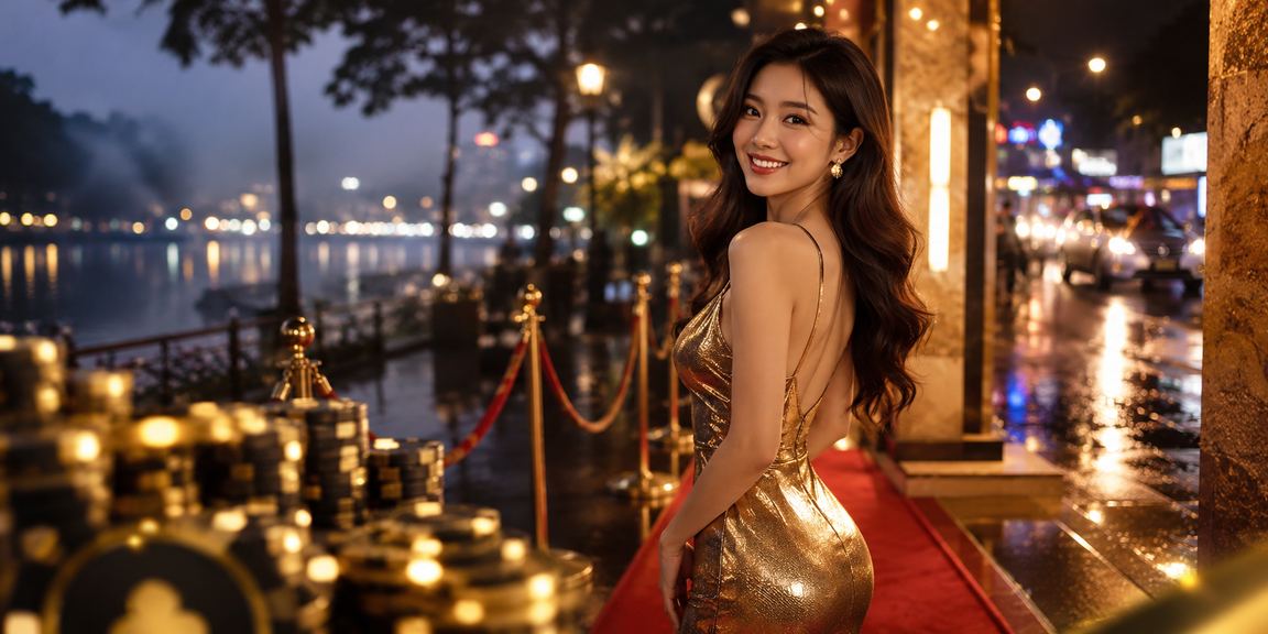 Người phụ nữ Đà Lạt vui vẻ nhận khuyến mãi casino trực tuyến trên điện thoại